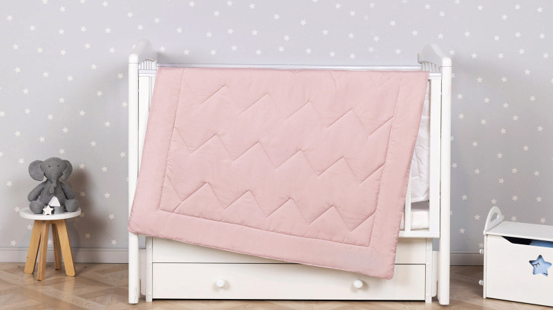 Детское одеяло-покрывало Yukko, цвет розовый