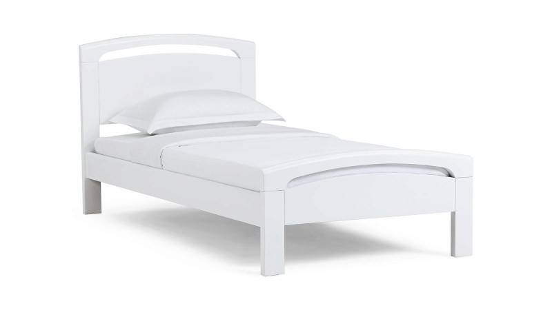 Кровать из массива сосны Regina Extra, размер 90х200, цвет белый
