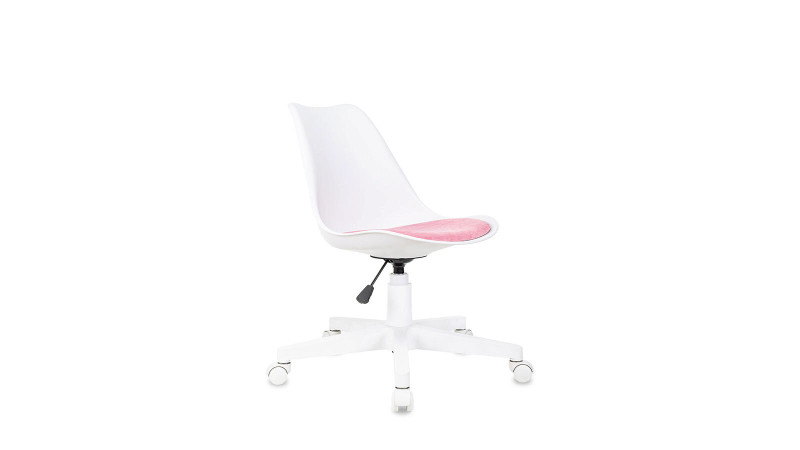 Кресло Lum, цвет белый/розовый