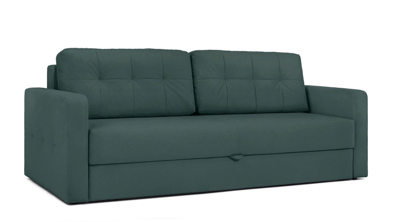Прямой диван Loko Pro с широкими подлокотниками, с мягким матрасом