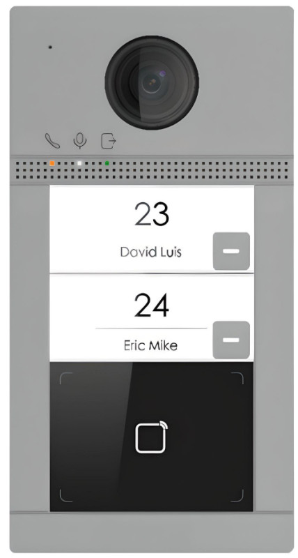Вызывная панель на 2 абонентов HiWatch VDP-D4212W(B)/Flush
