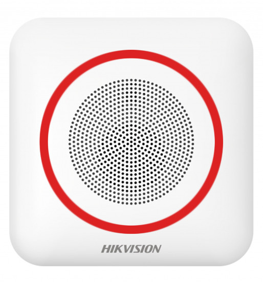 Беспроводной внутренний SIP-оповещатель Hikvision DS-PS1-II-WE/(Red)(RU)