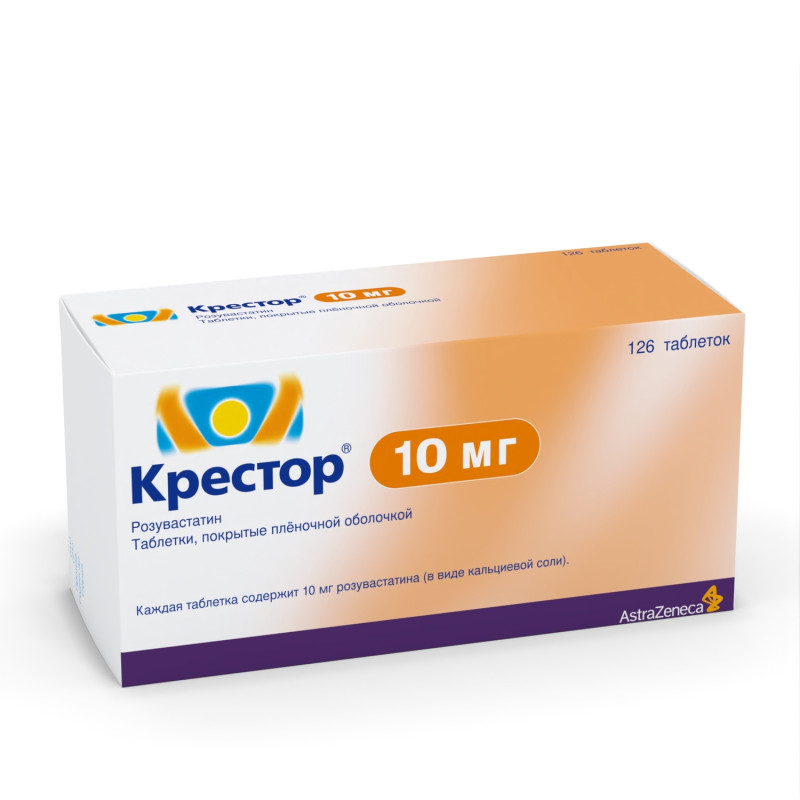 Крестор таб.п/о плен. 10мг №126