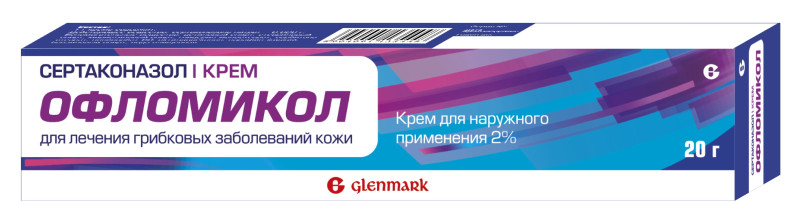 Офломикол крем для наруж.прим. 2% 20г