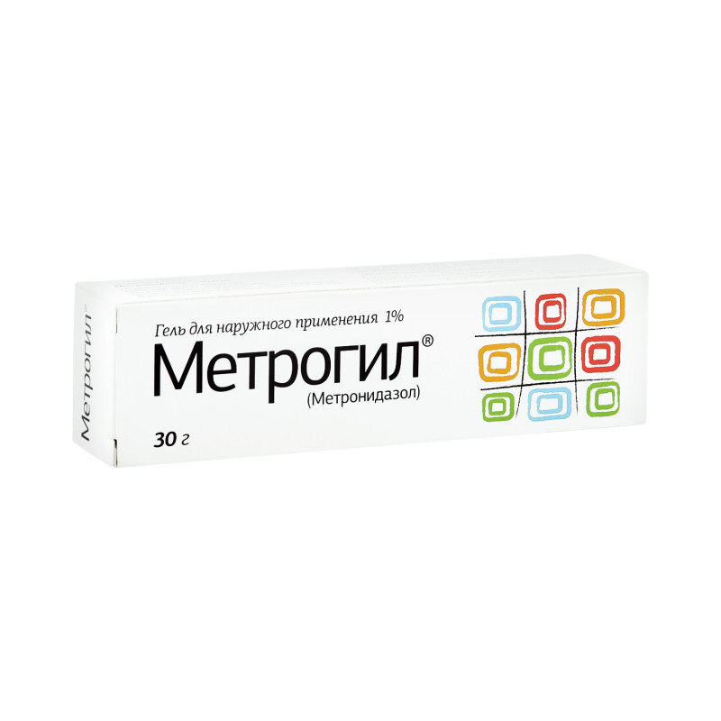 Метрогил гель 1% 30г