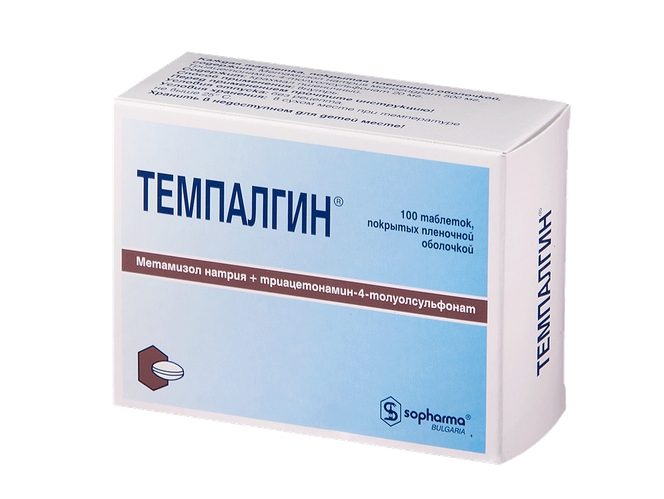 Темпалгин таб.п/о №100