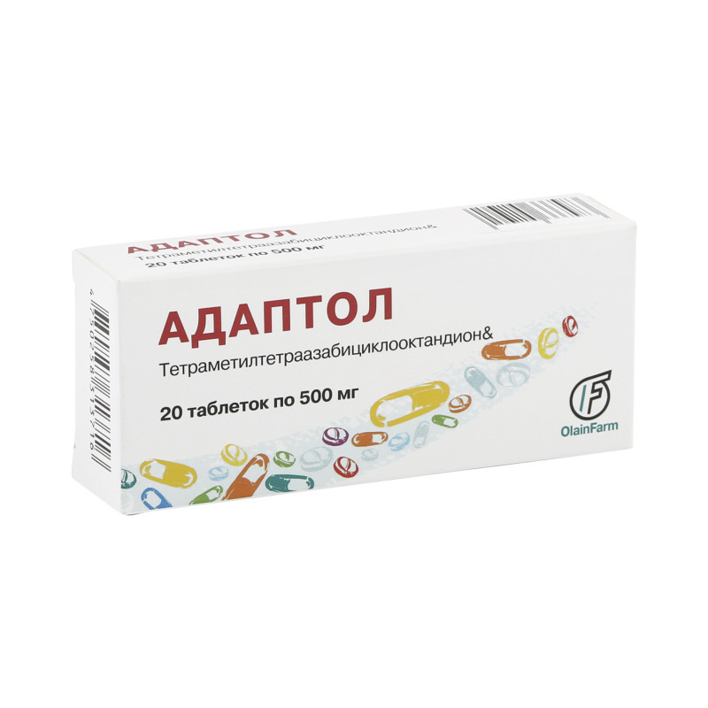 Адаптол таб. 500мг №20