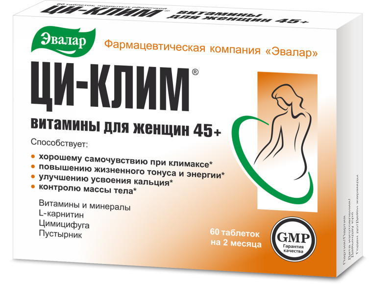 Ци-Клим витамины для женщин 45+ таб. №60