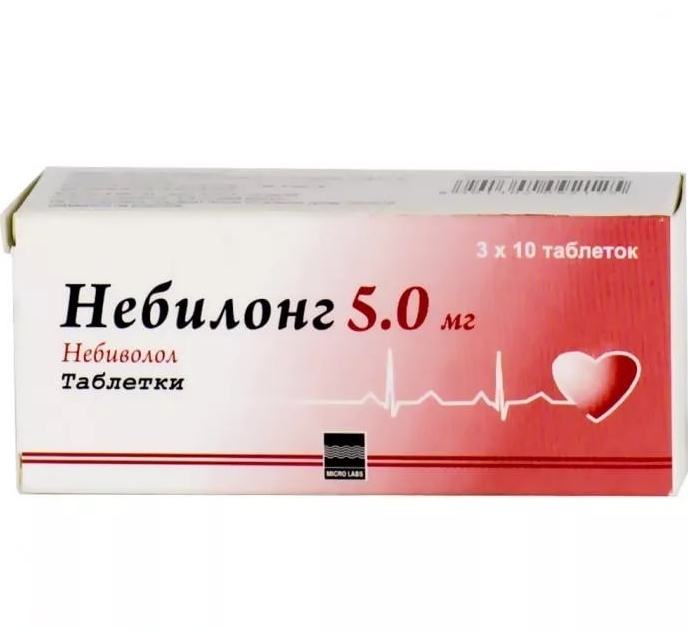Небилонг таб. 5мг №30