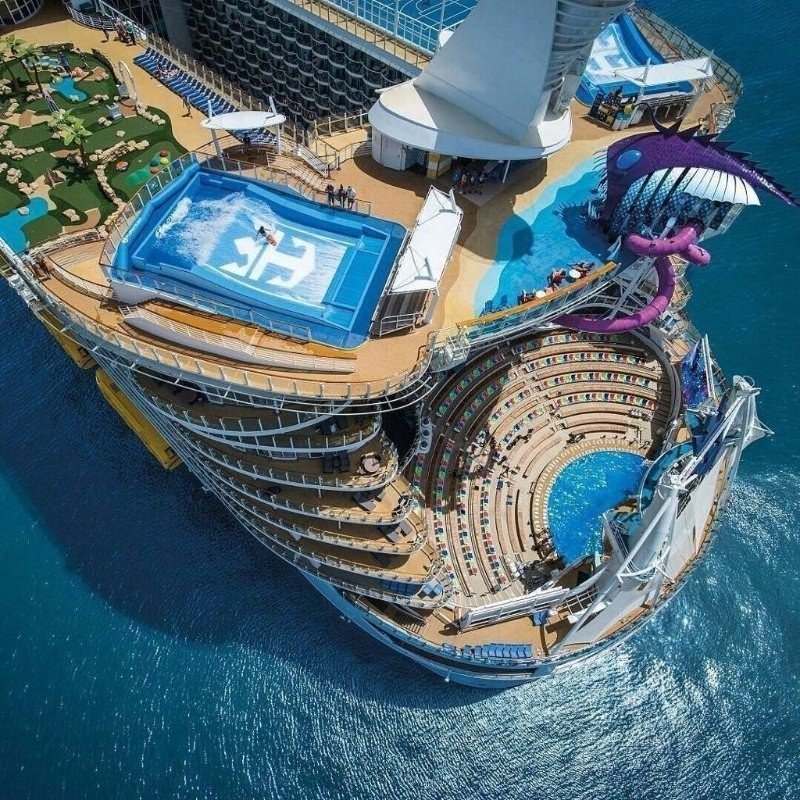 Самый большой в мире круизный лайнер - Harmony of the Seas