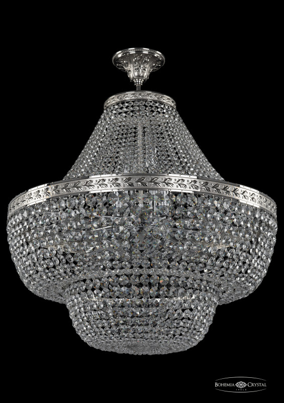Люстра на штанге Bohemia Ivele Crystal 19101/H1/70IV Ni
