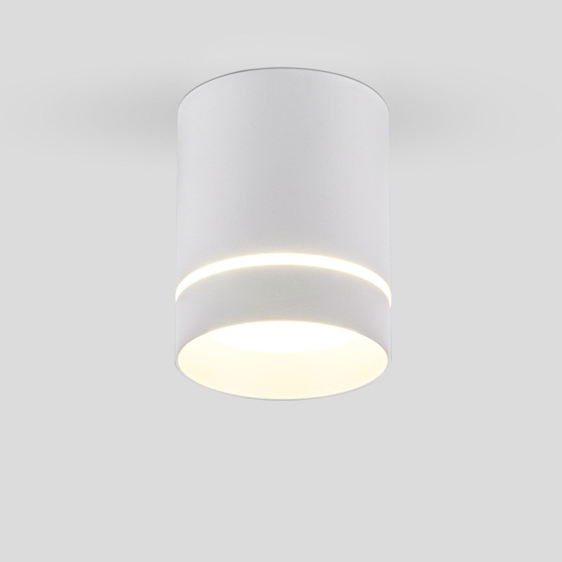 Накладной светильник Elektrostandard DLR021 9W 3000K белый матовый