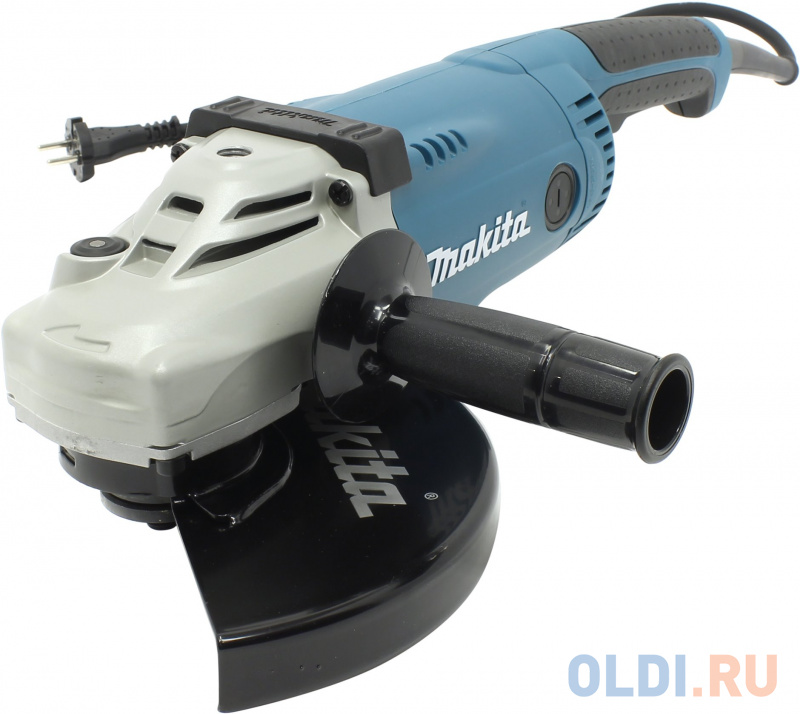 Угловая шлифомашина Makita GA9020SF УШМ,ф230мм,2200Вт,6600об\\м,4.7кг,кор,суперфланец,плавный пуск