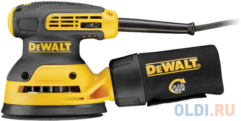 Эксцентриковая шлифмашина DeWalt DWE 6423 125 мм 280 Вт