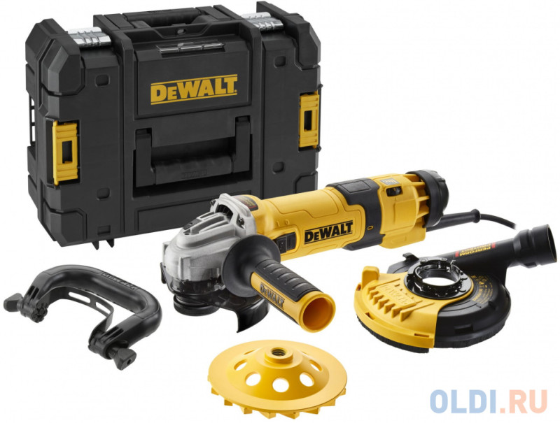 Углошлифовальная машина DeWalt DWE4257KT-QS 125 мм 1500 Вт