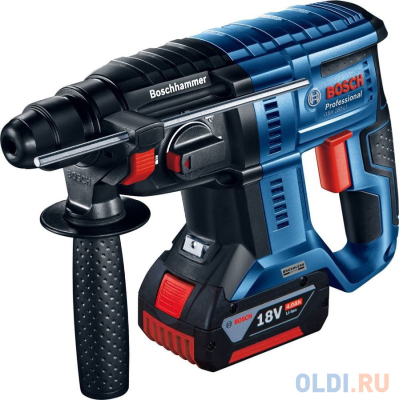 Перфоратор Bosch GBH 180-LI BL патрон:SDS-plus уд.:2Дж аккум. (кейс в комплекте)