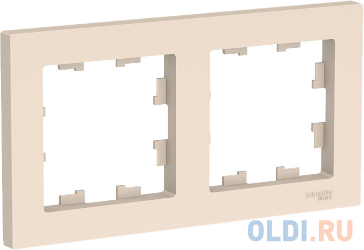 Рамка SCHNEIDER ELECTRIC ATN000202  2-м atlas design универс. беж.