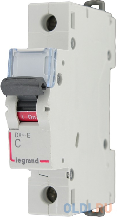 Автоматический выключатель Legrand DX3-E 6000 6кА тип C 1П 63А 407269