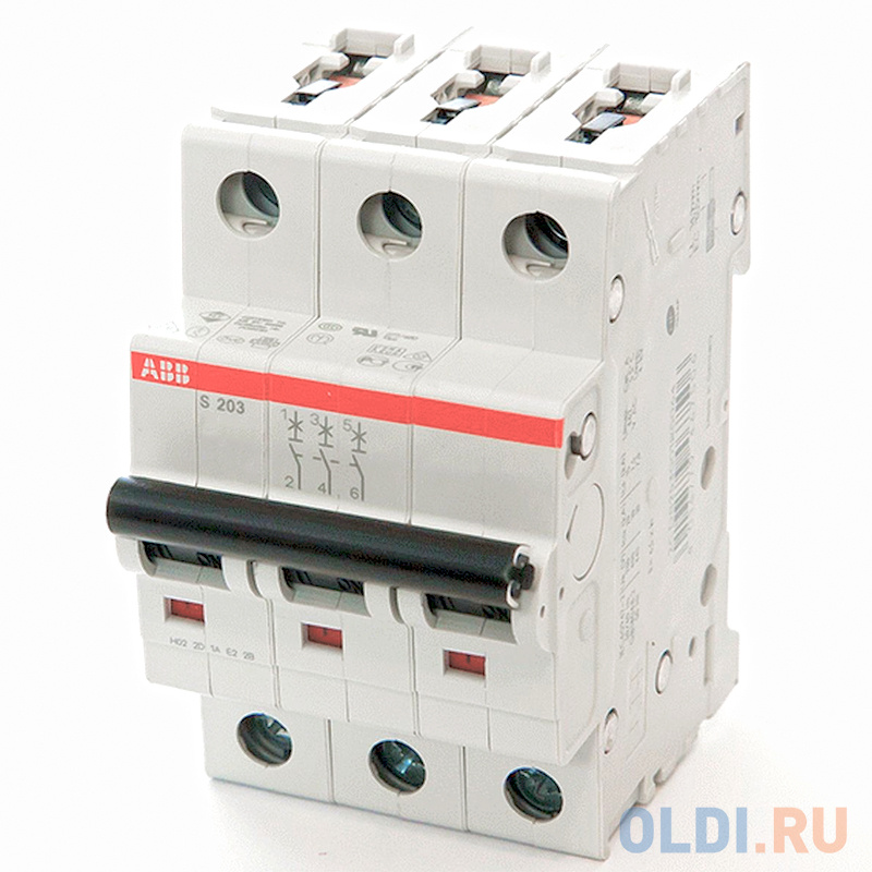 ABB 2CDS253001R0404 Автомат.выкл-ль 3-полюсной S203 C40