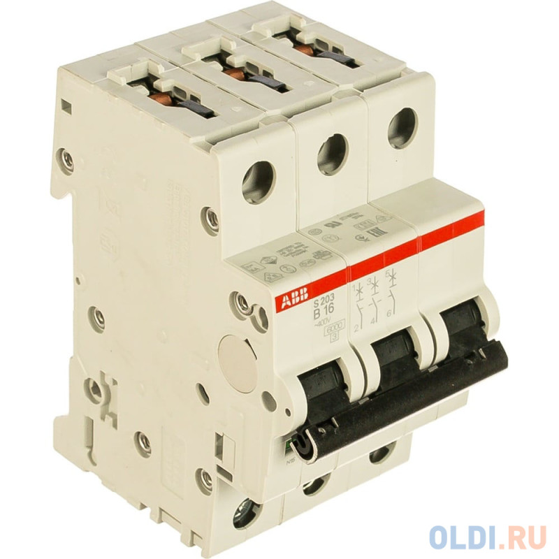 ABB S203 Автоматический выключатель 3P 16А 6kA 2CDS253001R0165