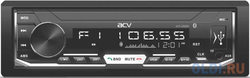 Автомагнитола ACV AVS-816BW 1DIN 4x50Вт