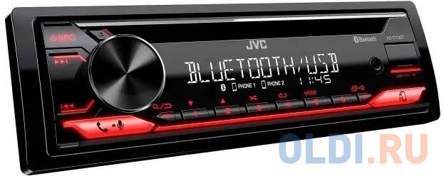 Автомагнитола CD JVC KD-T712BT 1DIN 4x50Вт