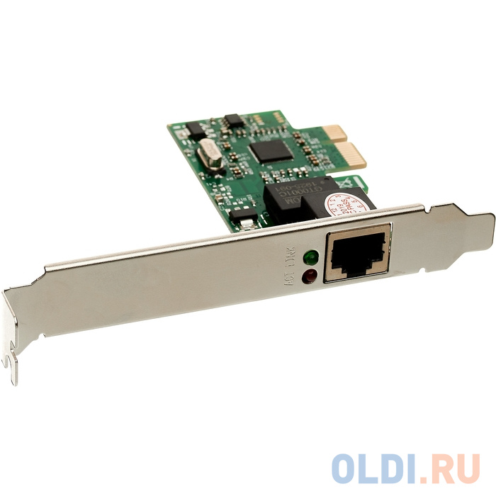 Exegate EX281224RUS Сетевой адаптер ExeGate EXE-560 PCI Express 10/100/1000Mbps RTL8111C (OEM)