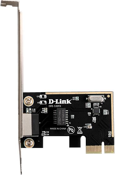 D-Link DFE-530TX/20/E1A, PCI-Express Network Adapter with 1 10/100Base-TX RJ-45 port.20pcs in package, Wake-On-LAN, 802.3x Flow Control, Microsoft Win