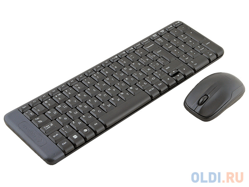 Комплект клавиатура+мышь Logitech MK220 черный USB 920-003169