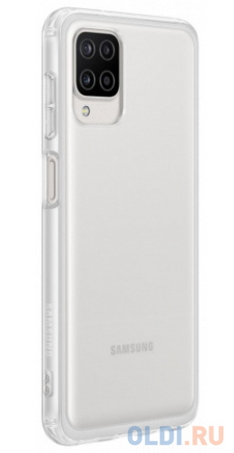 Чехол (клип-кейс) Samsung для Samsung Galaxy A12 Soft Clear Cover прозрачный (EF-QA125TTEGRU)