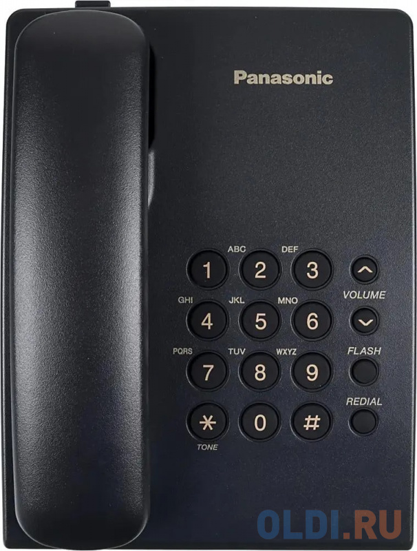 Телефон Panasonic KX-TS2350RUB Flash, Recall, Wall mt.