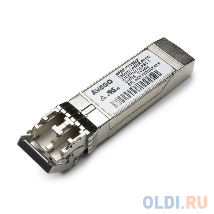 AFBR-710SMZ  Transceiver 10G (10.3125 GBd Ethernet), SFP+, LC MM 300m, 850nm VCSEL laser, bail de-latch, Foxconn Avago  {100}