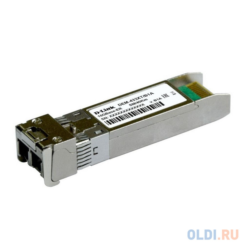 433XT/B1A Трансивер SFP+ с 1 портом 10GBase-ER для одномодового оптического кабеля (до 40 км)