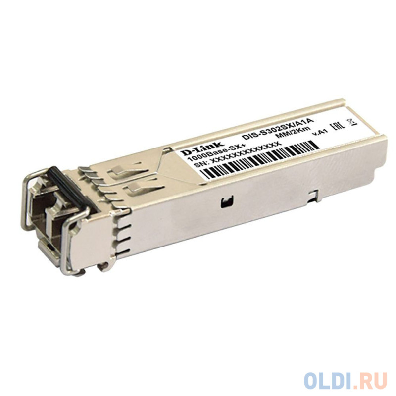 S302SX/A1A Промышленный SFP-трансивер с 1 портом 1000Base-SX+ для многомодового оптического кабеля (до 2 км) (439476)