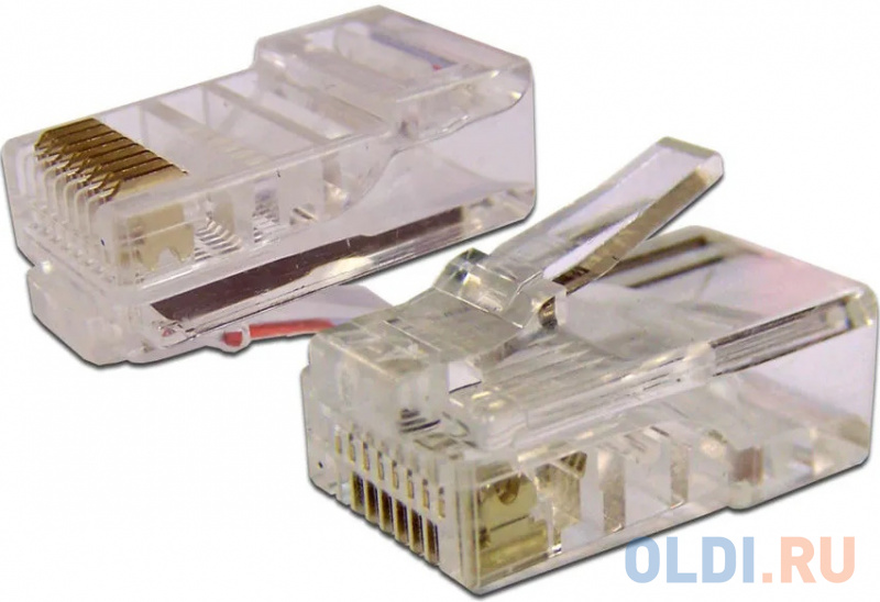 Коннектор Lanmaster (TWT-PL45-8P8C-6) UTP кат.6 RJ45 (упак.:100шт)