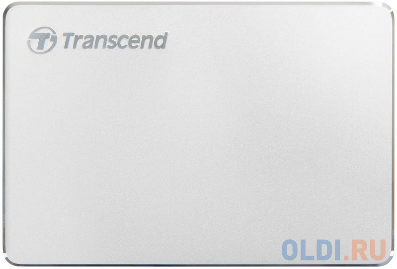 Внешний жесткий диск 2.5" 1 Tb USB 3.1 Transcend StoreJet 25C3S (TS1TSJ25C3S) серебристый
