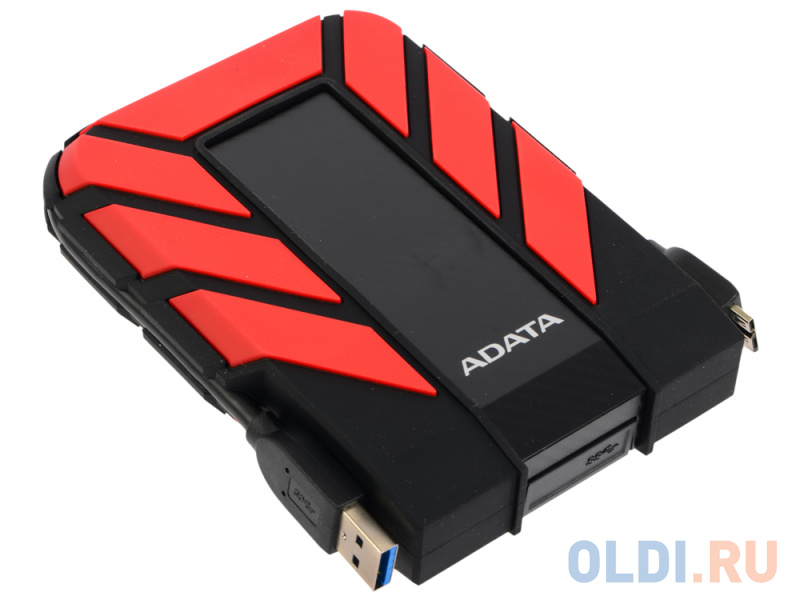 Внешний жесткий диск 2.5" 2 Tb USB 3.0 A-Data AHD710P-2TU31-CRD красный черный