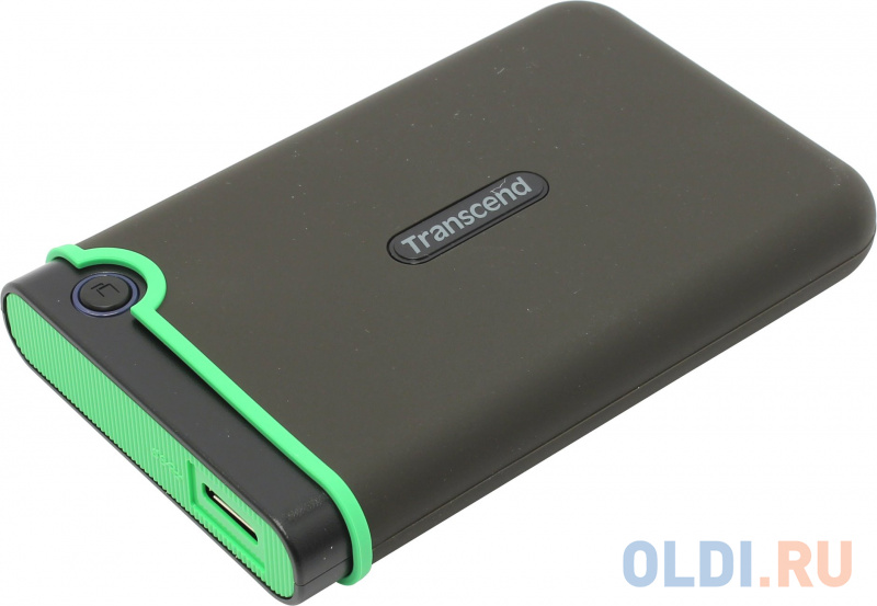 Внешний жесткий диск 2.5" USB3.1 1 Tb Transcend StoreJet 25M3G TS1TSJ25M3G милитари зеленый