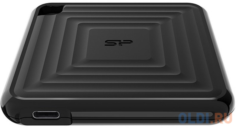 Внешний SSD диск 1.8" 256 Gb USB Type-C Silicon Power PC60 черный
