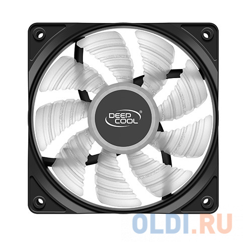 Вентилятор DEEPCOOL RF120R (120мм, 21.9dB, 1300rpm, 3 pin, красная подсветка) RTL