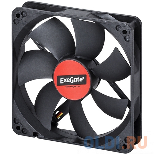 Exegate EX283375RUS Вентилятор ExeGate ExtraPower EP08025S2P, 80x80x25 мм, Sleeve bearing (подшипник скольжения), 2pin, 2200RPM, 23dBA