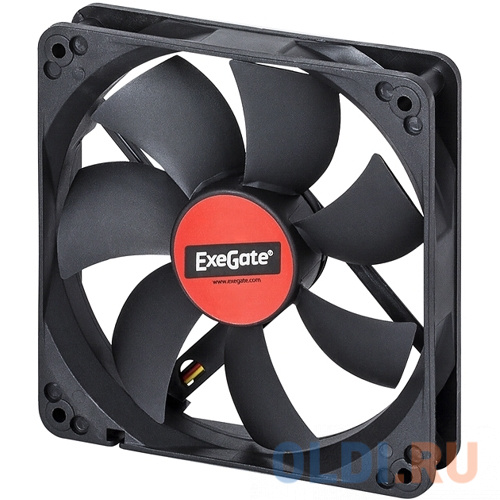 Exegate EX283376RUS Вентилятор ExeGate ExtraSilent ES08025H3P, 80x80x25 мм, Hydraulic bearing (гидродинамический), 3pin, 1800RPM, 21dBA
