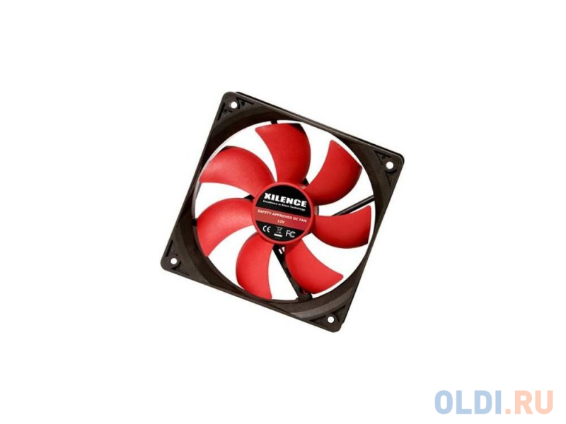 Вентилятор Xilence COO-XPF80.R 80х25mm 12W 3+4pin red