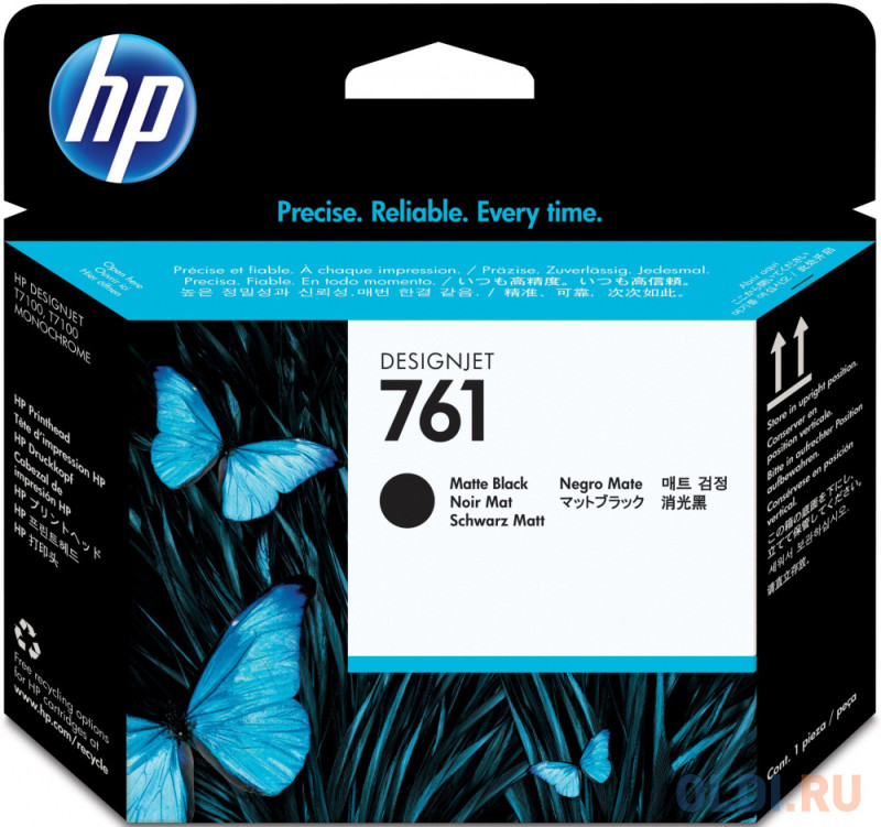 Печатающая головка HP CH648A №761 для HP Designjet T7100 черный матовый