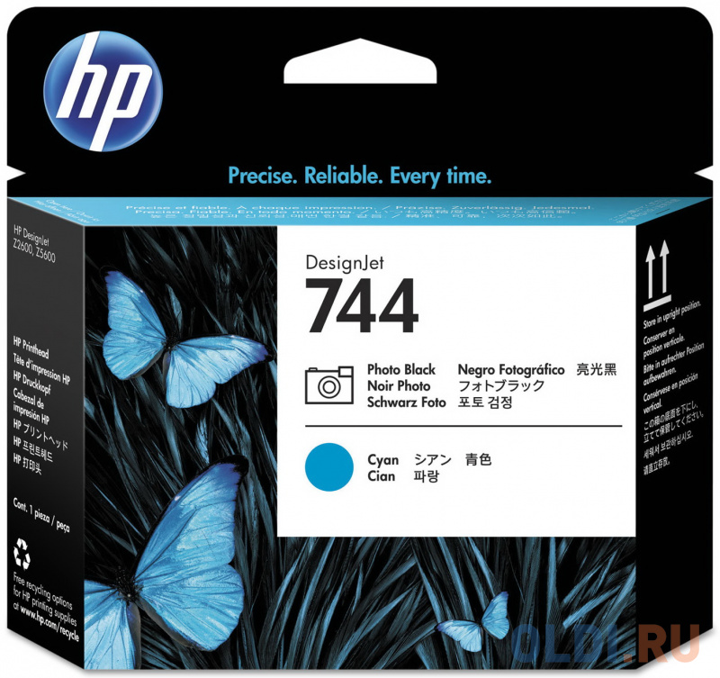 Печатающая головка HP 744 F9J86A для HP Designjet Z2600 Z5600 черный синий