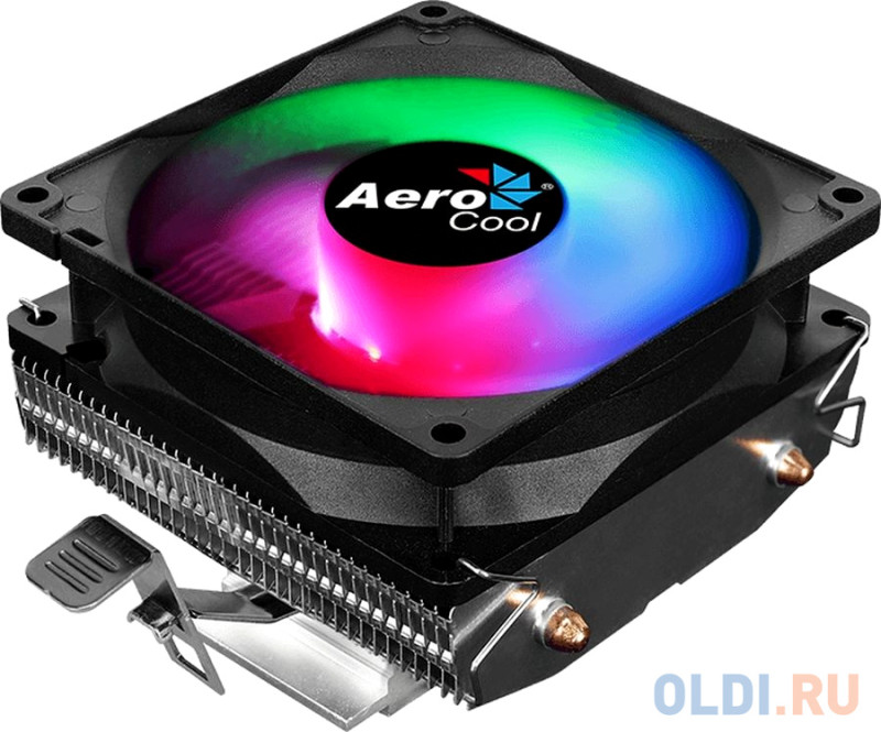 Устройство охлаждения(кулер) Aerocool Air Frost 2 Soc-FM2+/AM2+/AM3+/AM4/1150/1151/1155/2011/ 3-pin 26dB Al+Cu 110W 250gr LED Ret