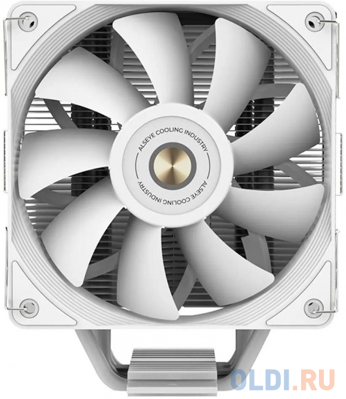 CPU Cooler N120-W, Universal socket, TDP 180W, 4* heat pipe, dem: 130*76*156mm FAN 120mm ARGB 0.095-0.3A, 800~1800RPM,  31.18-73.96CFM , WHITE, RTL