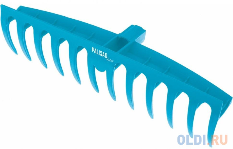 Грабли пластиковые, 400 мм, 12 плоских зубьев, усиленные, LUXE// Palisad