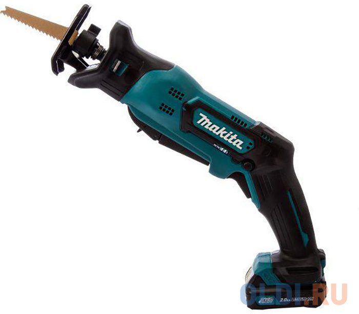 Ножовка MAKITA JR103DWAE  10.8В 2х2Ач Li-ion 0-3300об\\м ход-13мм рез-50мм 1.3кг чем б\\кл зам. пилки