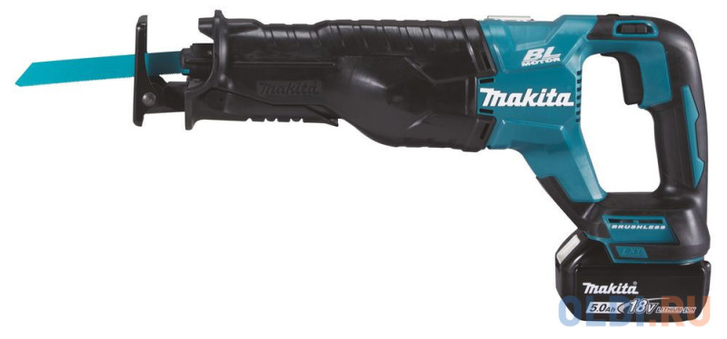 Ножовка MAKITA DJR187RTE  18В. 2х5АчLi-ion. 0-3000об\\м. ход-32мм. рез-255мм